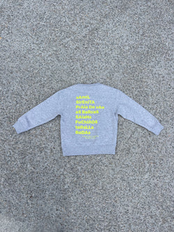SUDADERA KIDS GRIS/FLÚOR "VIGO"