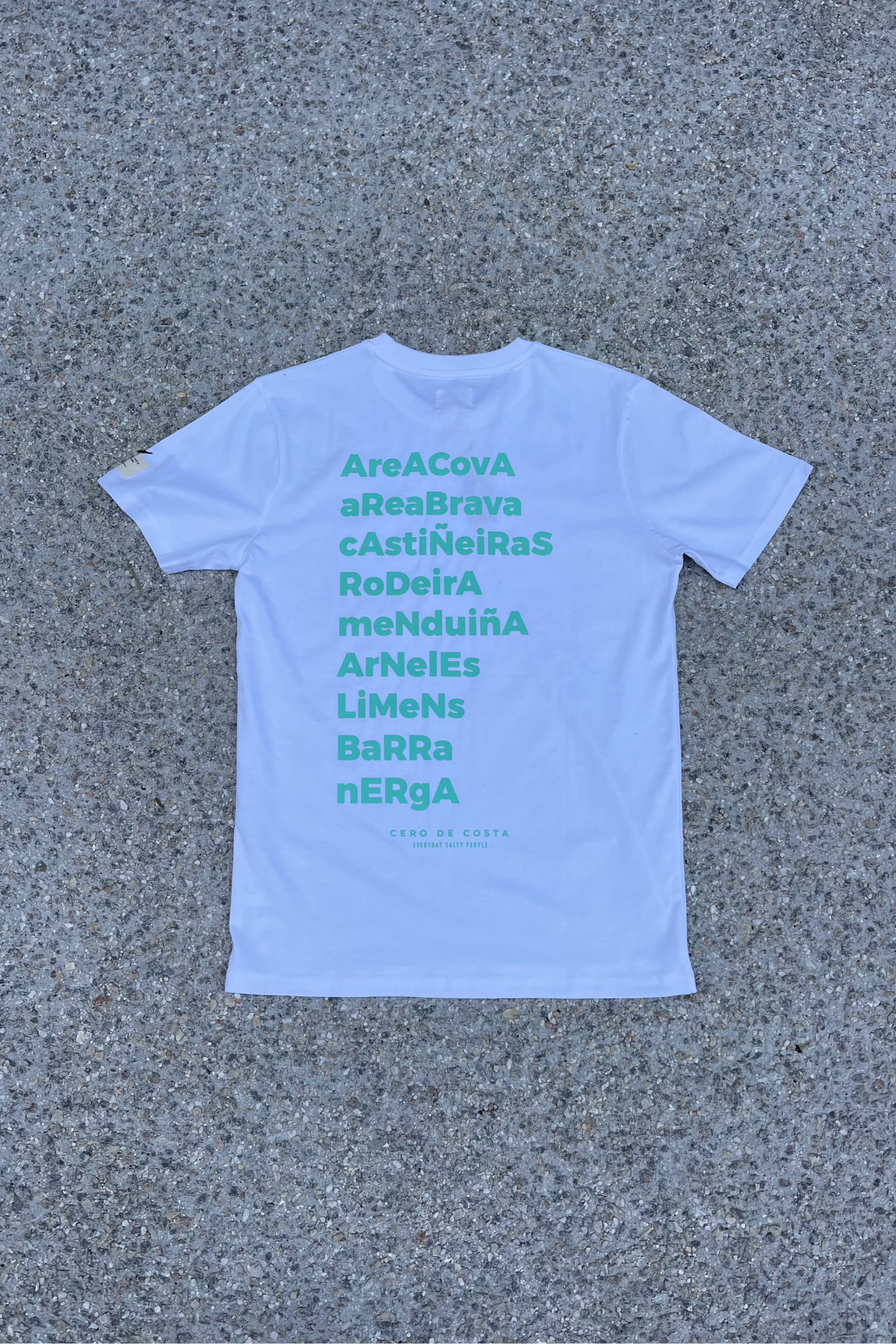 CAMISETA BLANCA/VERDE "MORRAZO CERO DE COSTA"