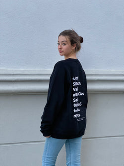 SUDADERA NEGRO/BLANCO VIGO