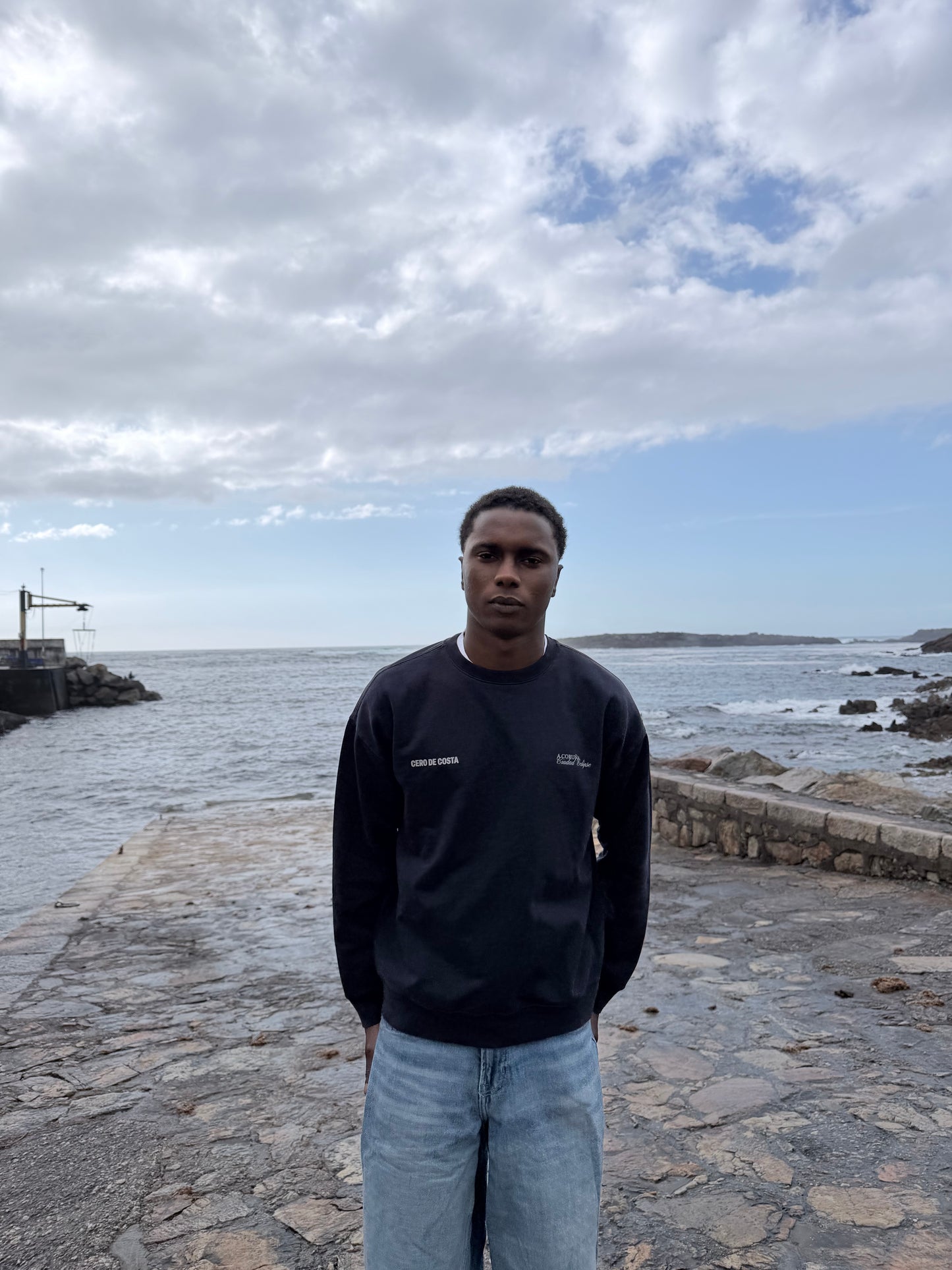 SUDADERA ANTRACITA/GRIS "ECLIPSE TORRE DE HERCULES" EDICIÓN LIMITADA