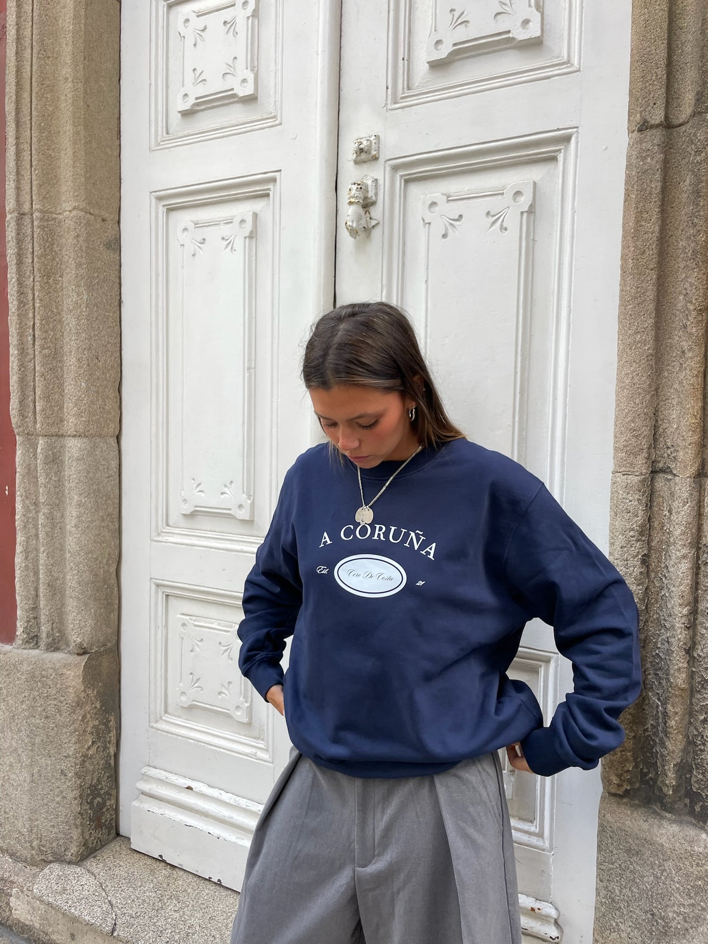 MARINO/SC SWEATSHIRT "A CORUÑA PHOTO SUPERKARMEN"