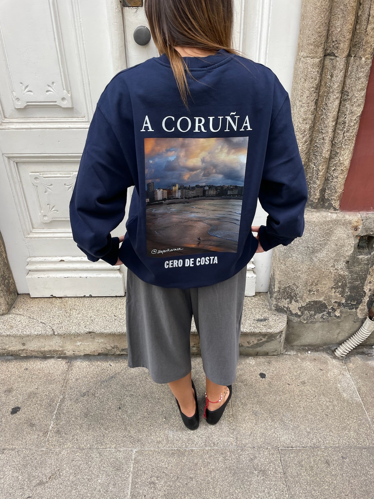 SUDADERA MARINO FOTO "A CORUÑA" EDICIÓN LIMITADA SUPERKARMEN