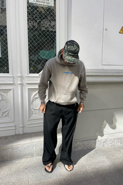 GREY/BLUE "PONTEVEDRA" HOODIE