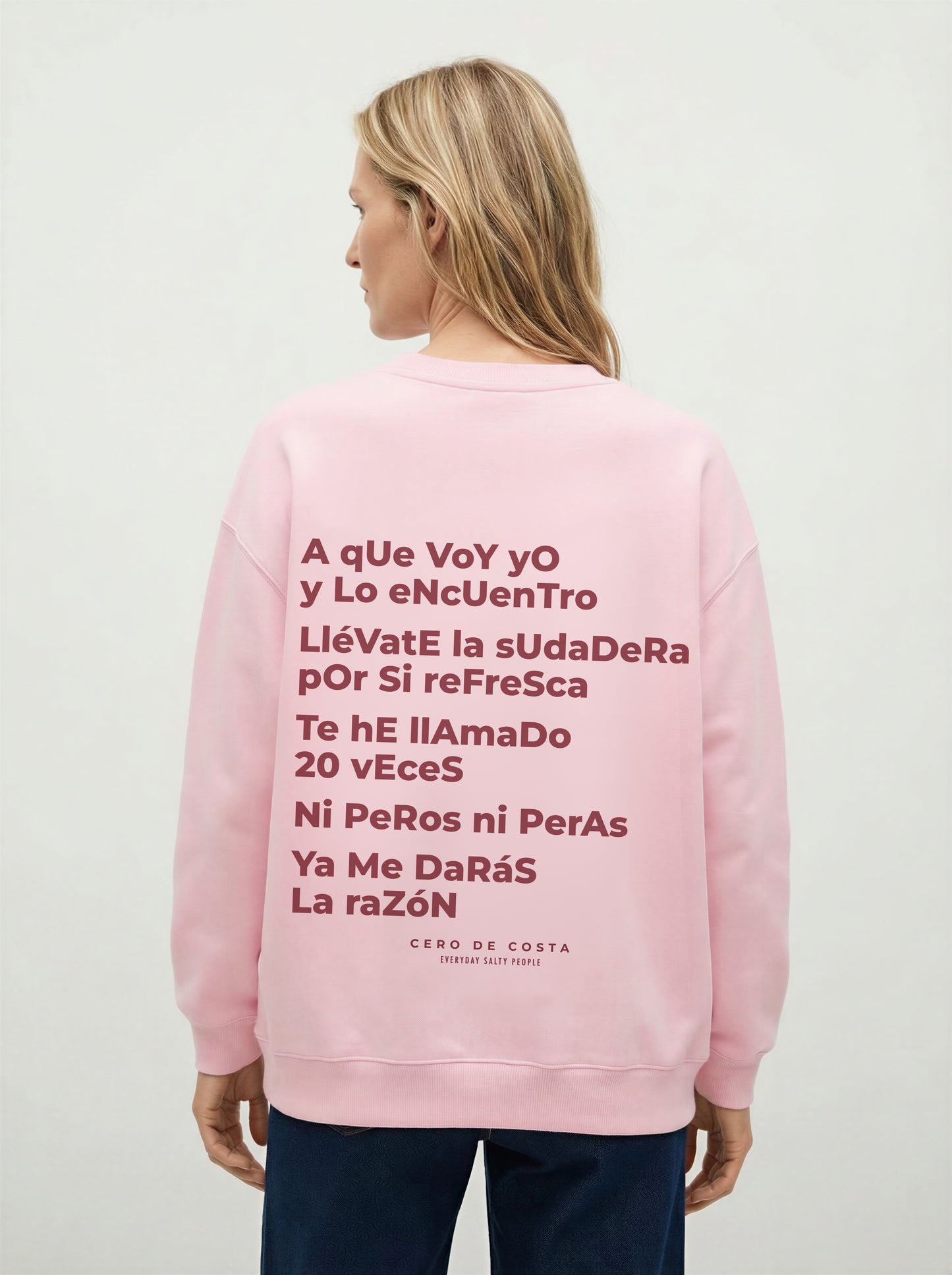 PRE-VENTA - SUDADERA ROSA/ROJO "MAMÁ" - ENTREGA DESDE EL 25/05