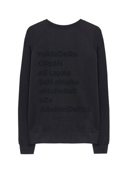 SUDADERA ANTRACITA "LA CORUÑA" RELIEVE