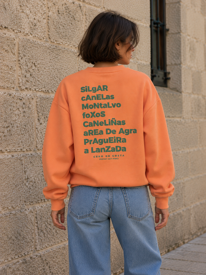 SUDADERA CORAL/ROJO "SANXENXO" CORTA