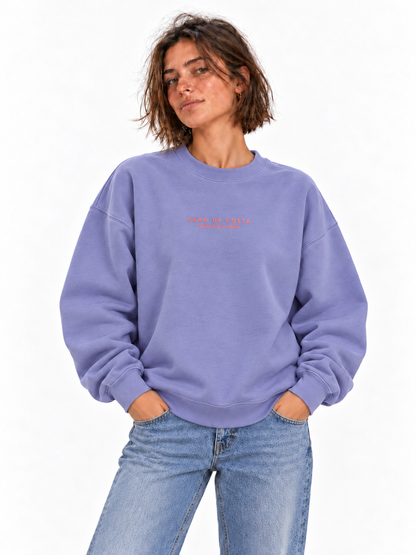 SUDADERA LILA-TIZA/ROSA "ISLAS CÍES"