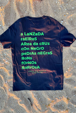 CAMISETA ALGODÓN ORGÁNICO MARINO/VERDE “PONTEVEDRA”