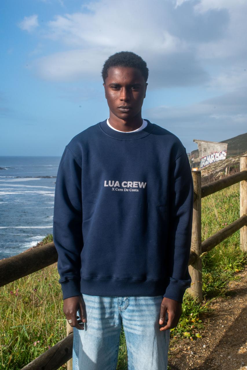 SUDADERA MARINO/BLANCO "LUA GAMING" EDICIÓN ESPECIAL