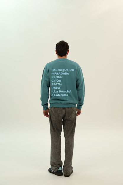 SUDADERA AZUL-P/CELESTE "PLAYAS SURF"