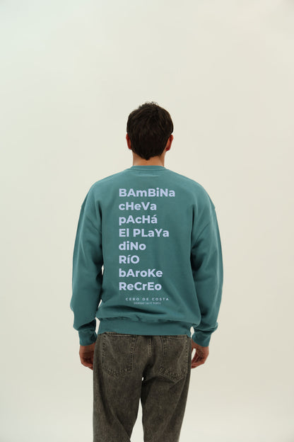 SUDADERA AZUL-P/CELESTE "NOSTALGIA"