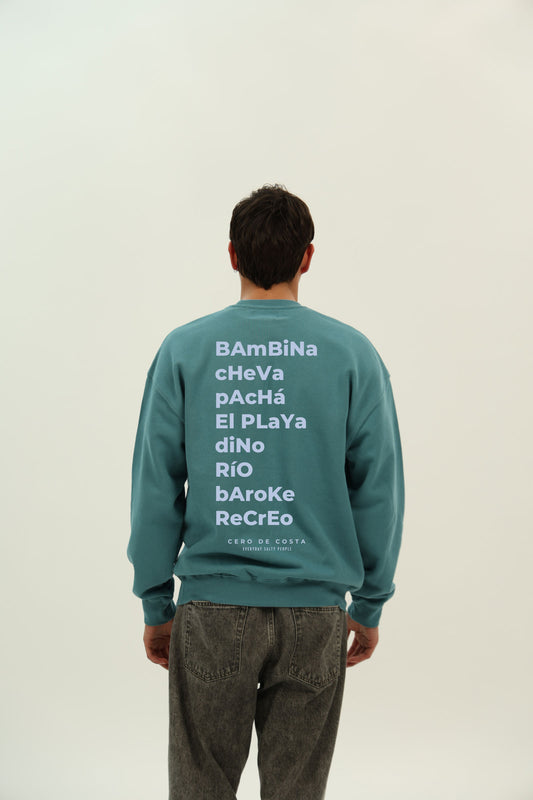 SUDADERA AZUL-P/CELESTE "NOSTALGIA"