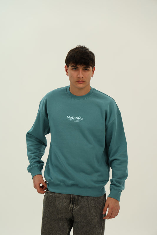 BLUE/BEIGE "MORRIÑA" SWEATSHIRT