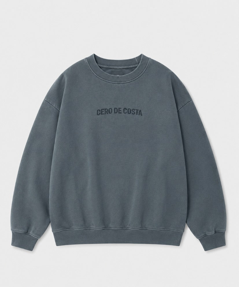 SUDADERA GRIS/ANTRACITA "FROM CERO" LOGO