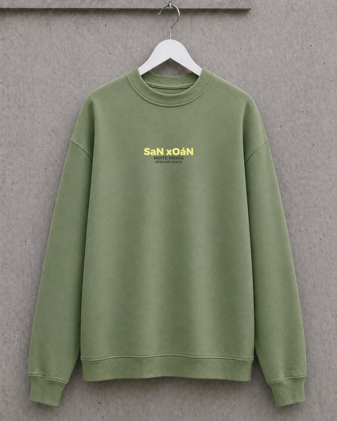 PREVENTA SUDADERA VERDE/VERDE "SAN XOAN" (Disponible desde 02/06)