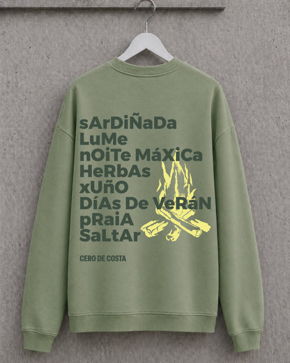 PREVENTA SUDADERA VERDE/VERDE "SAN XOAN" (Disponible desde 20/06)
