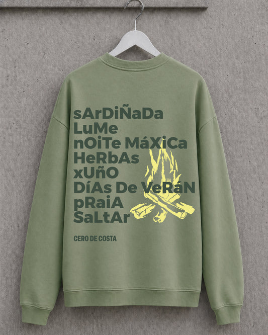 PREVENTA SUDADERA VERDE/VERDE "SAN XOAN" (Disponible desde 20/06)