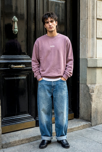 SWEATSHIRT KAFFA/IVORY "MERA FOTOSUPERKARMEN"