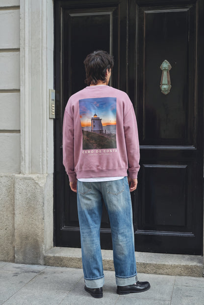 SWEATSHIRT KAFFA/IVORY "MERA FOTOSUPERKARMEN"