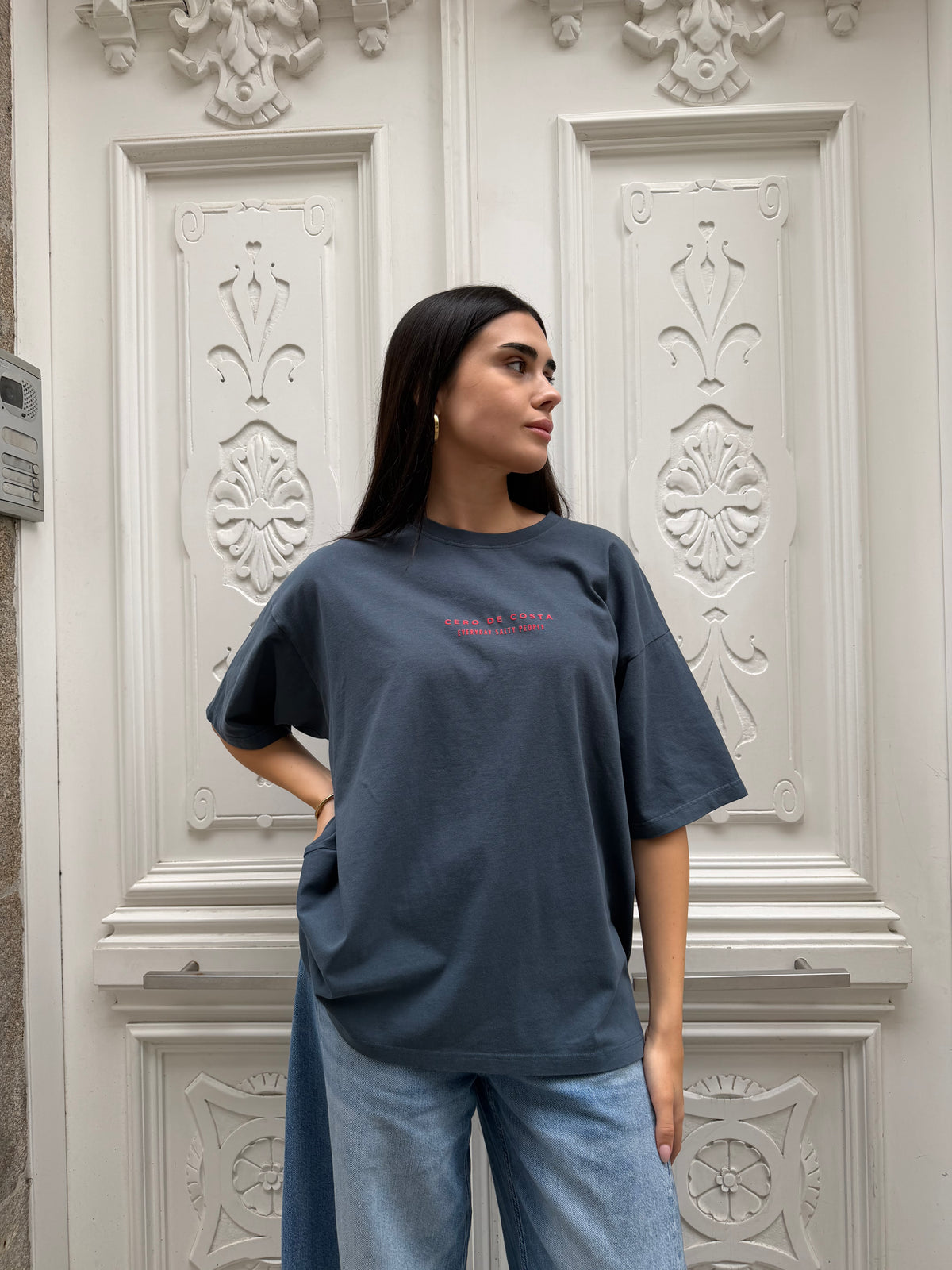 CAMISETA ANTRACITA/QUISQUILLA "MORRAZO"