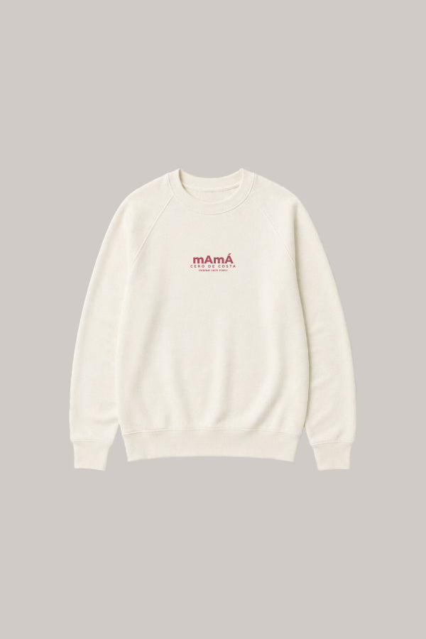 SUDADERA BLANCO/ROSA "MAMÁ"