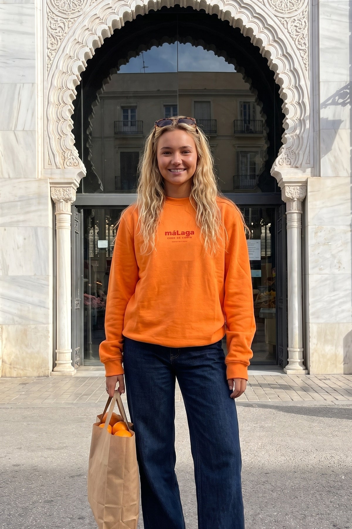 SUDADERA CORAL/ROJO "MÁLAGA" – foto 5