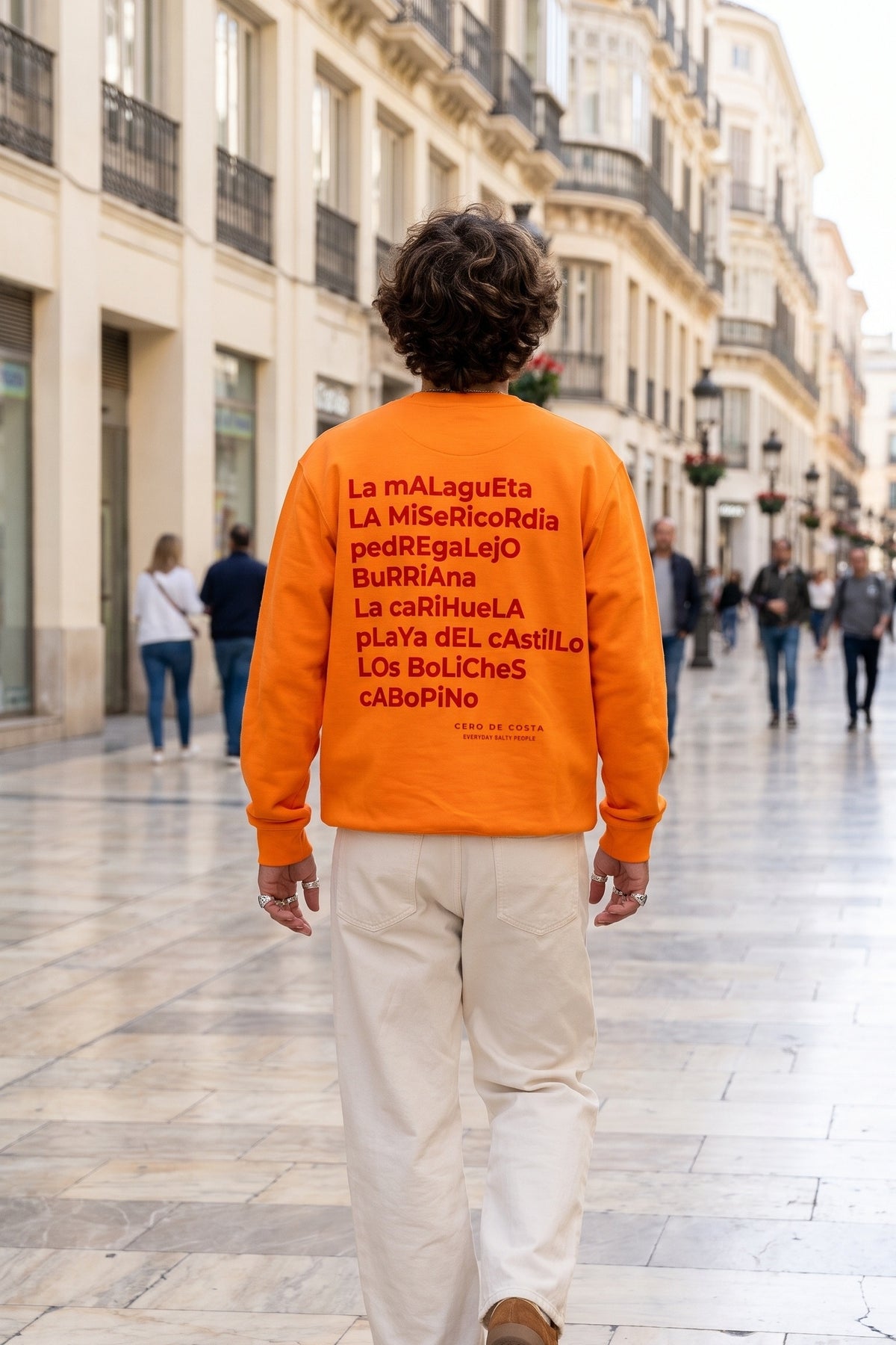 SUDADERA CORAL/ROJO "MÁLAGA" – foto 6