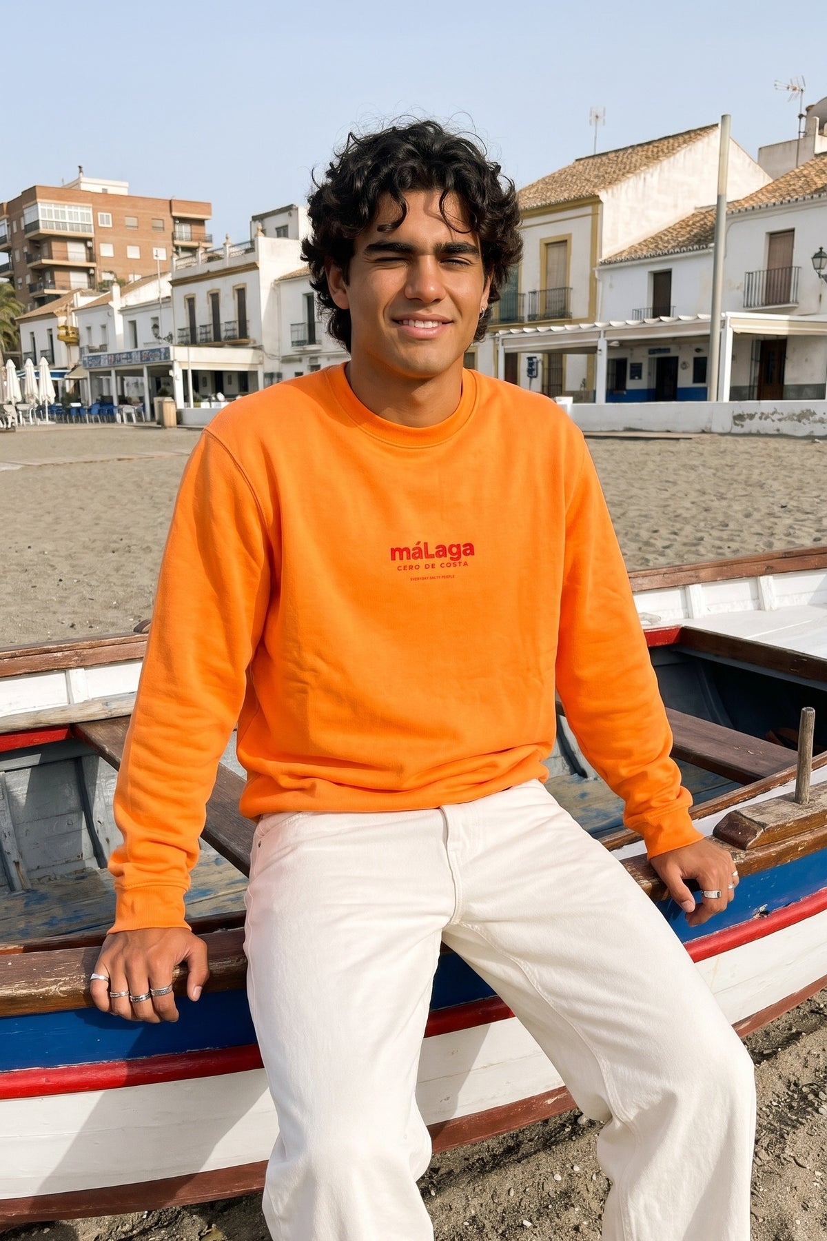 SUDADERA CORAL/ROJO "MÁLAGA" – foto 4