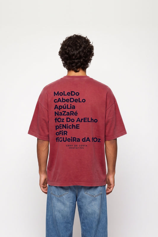 CAMISETA GRANATE/MARINO "PORTUGAL MOLEDO" – foto 2