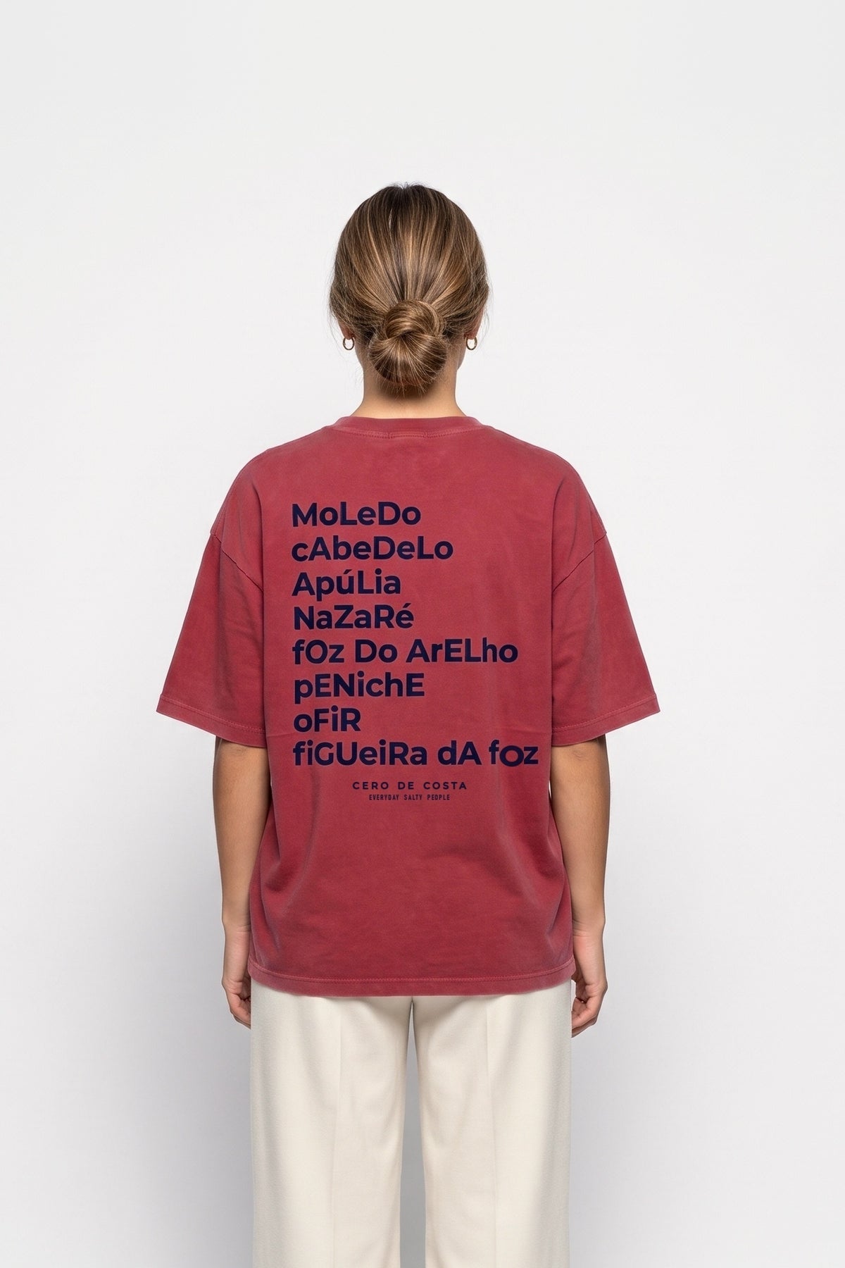 CAMISETA GRANATE/MARINO "PORTUGAL MOLEDO" – foto 4