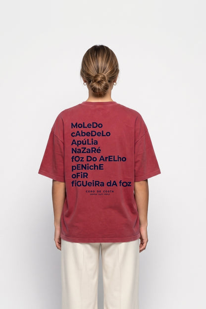 CAMISETA GRANATE/MARINO "PORTUGAL MOLEDO" – foto 4