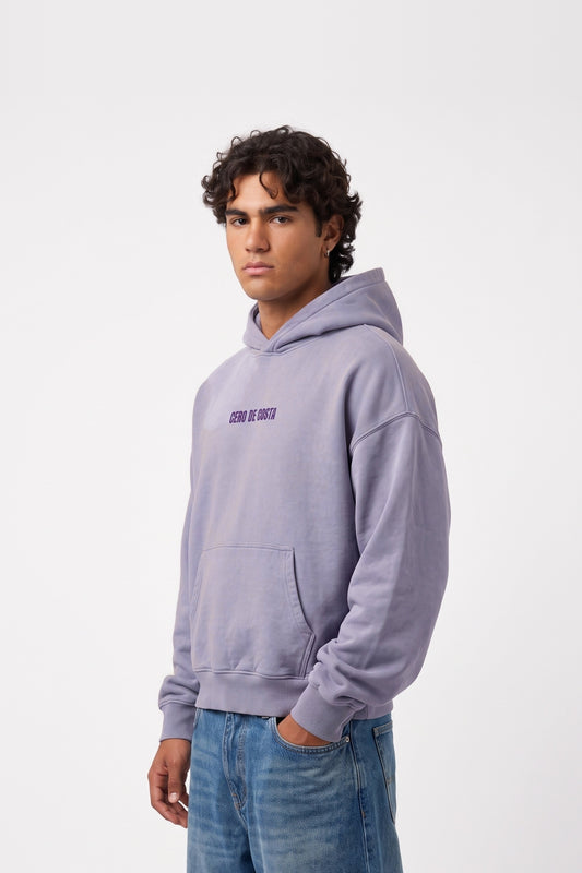 SUDADERA LILA-TIZA/MORADO "PORTUGAL MOLEDO" CON CAPUCHA – foto 5