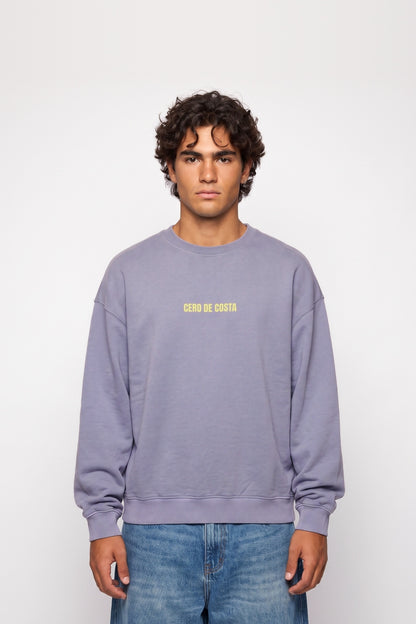 SUDADERA LILA-TIZA/AMARILLO "PORTUGAL ERICEIRA" – foto 1