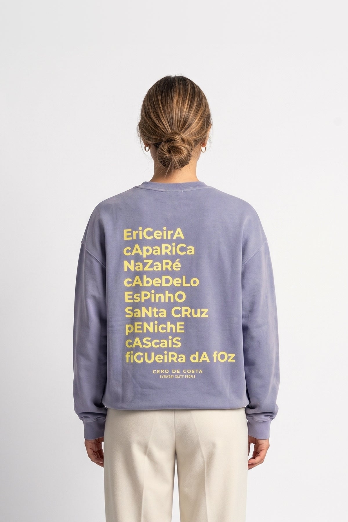 SUDADERA LILA-TIZA/AMARILLO "PORTUGAL ERICEIRA" – foto 4