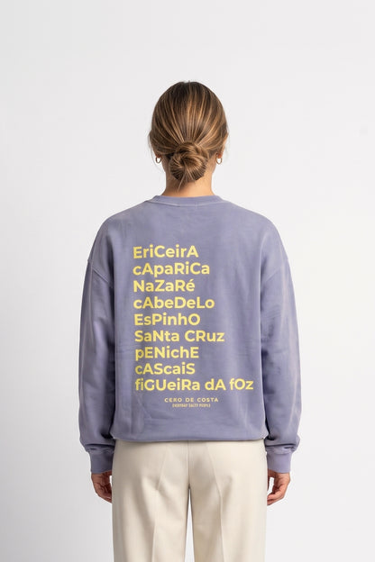 SUDADERA LILA-TIZA/AMARILLO "PORTUGAL ERICEIRA" – foto 4