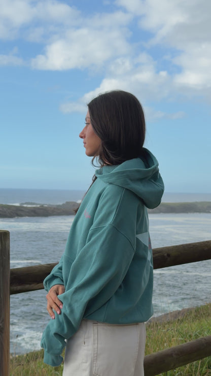 BLUE/MARINO STAR "SURF BEACHES" HOODIE