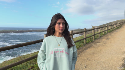 SUDADERA CELESTE/FUCSIA "PONTEVEDRA"