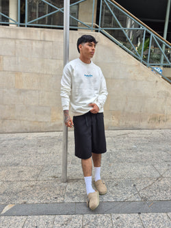 SUDADERA "PANXÓN" BLANCO/AZUL KLEIN