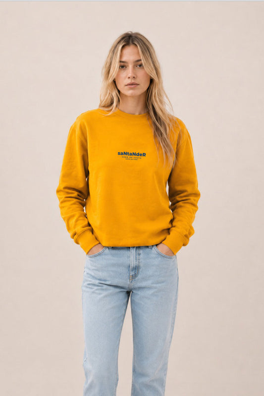 SUDADERA AMARILLO/AZUL "SANTANDER"