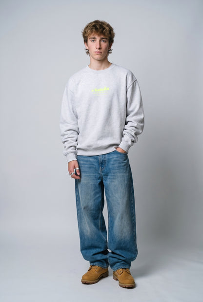 SUDADERA GRIS/FLÚOR "A CORUÑA" – foto 5