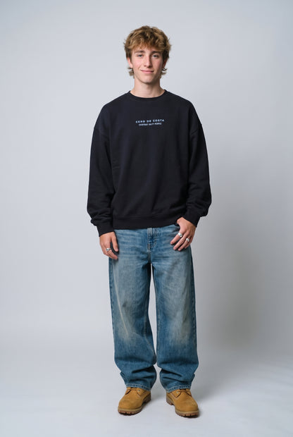SUDADERA ANTRACITA-O/CELESTE "PLAYAS RAZO" – foto 4