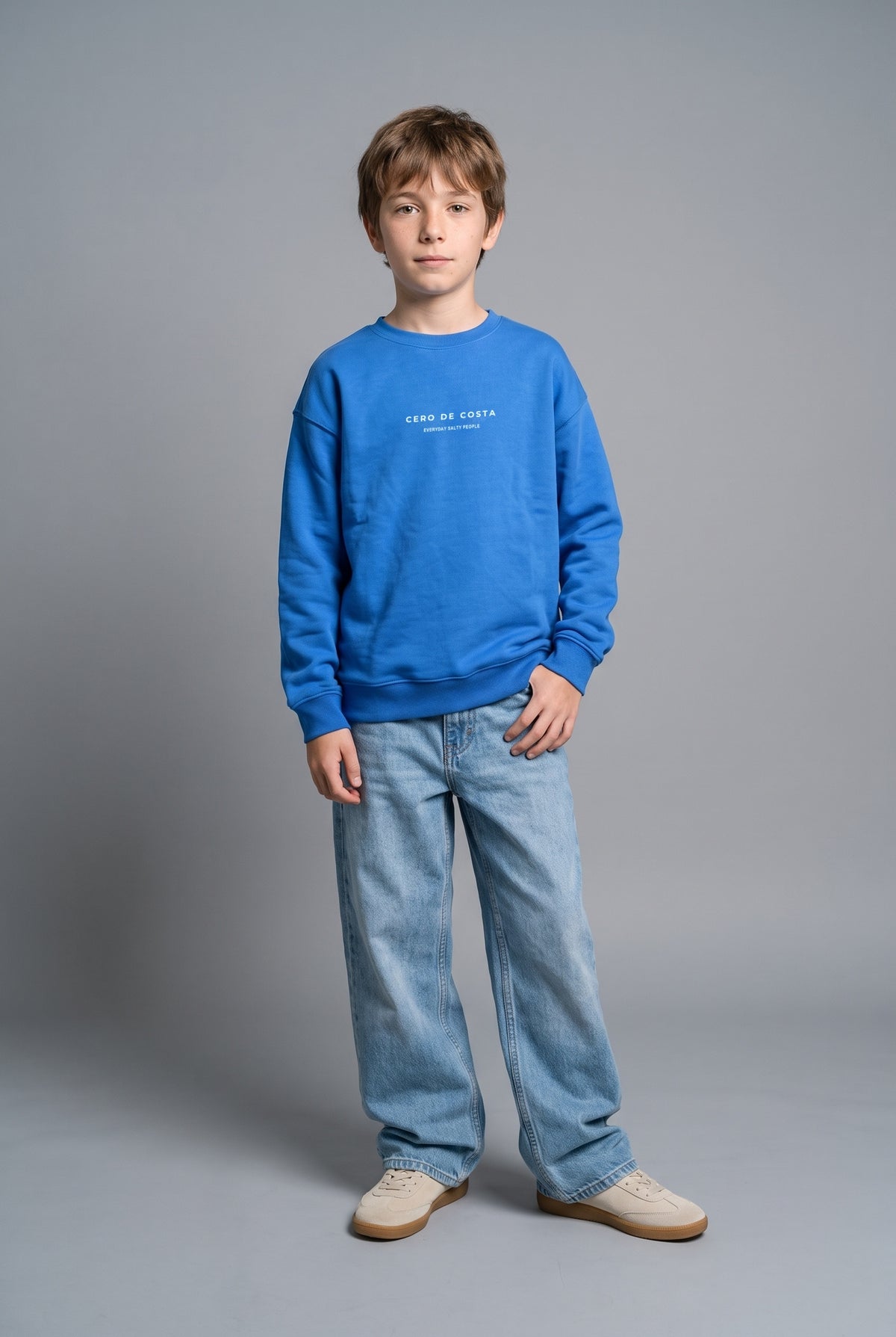 SUDADERA AZUL/BLANCO "PLAYAS RAZO" – foto 4