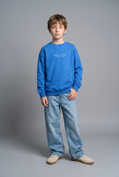SUDADERA AZUL/BLANCO "PLAYAS RAZO" – foto 4