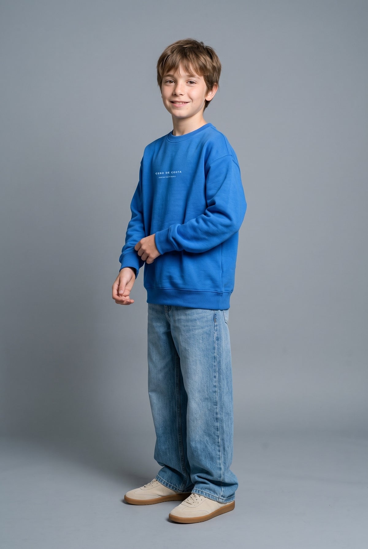 SUDADERA AZUL/BLANCO "PLAYAS RAZO" – foto 5
