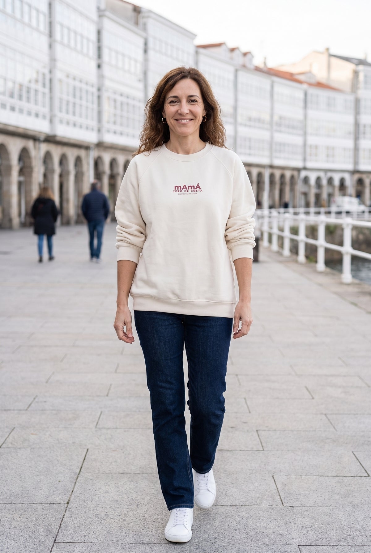 SUDADERA BLANCO/ROSA "MAMÁ" – foto 5