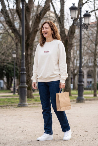 SUDADERA BLANCO/ROSA "MAMÁ" – foto 6