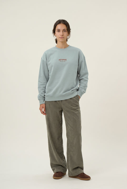 SUDADERA CELESTE/GRANATE "OS FAROS" – foto 3