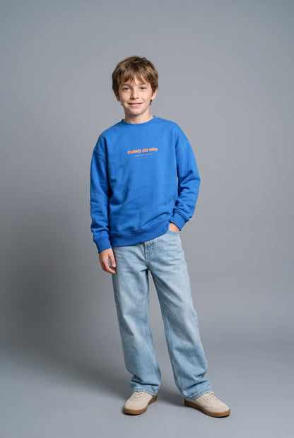 SUDADERA AZUL/NARANJA "PORTO DO SON" – foto 4
