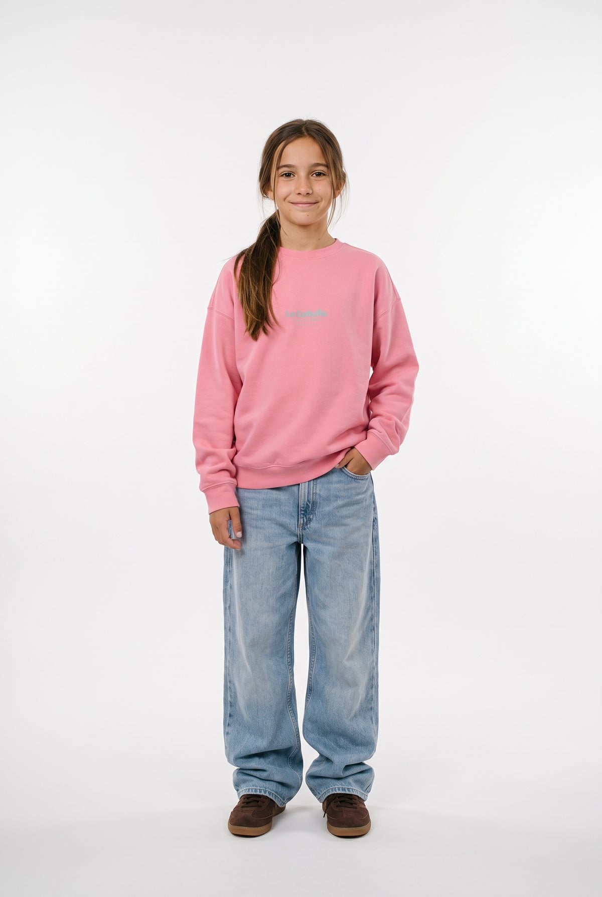 SUDADERA ROSA/CELESTE "LA CORUÑA" – foto 4